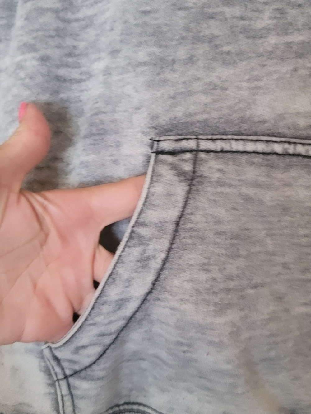 Vintage Y2K Roxy Lightweight Gray Button Shoulder Sweatshirt Size Small - Picture 2 of 8